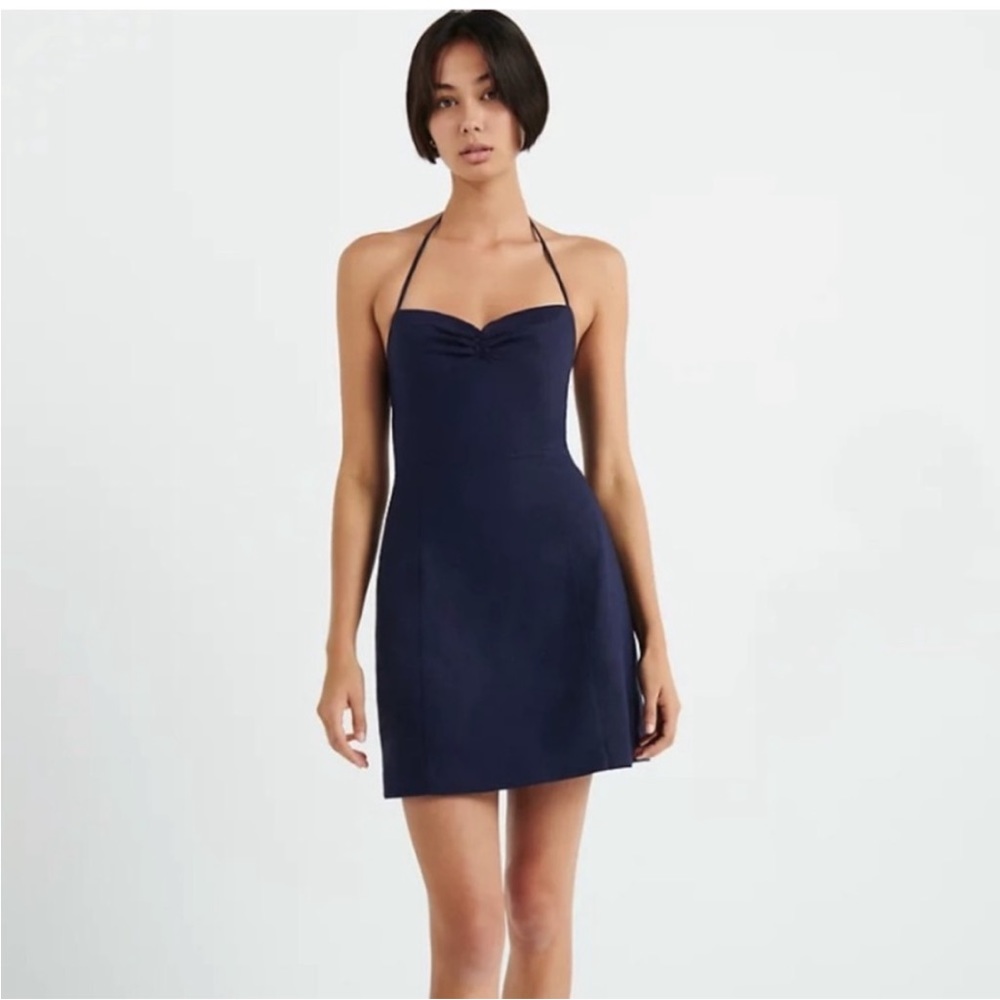 Aritzia dress halter backless open back